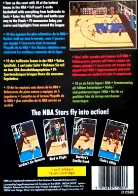 Lakers versus Celtics and the NBA Playoffs (USA) box cover back